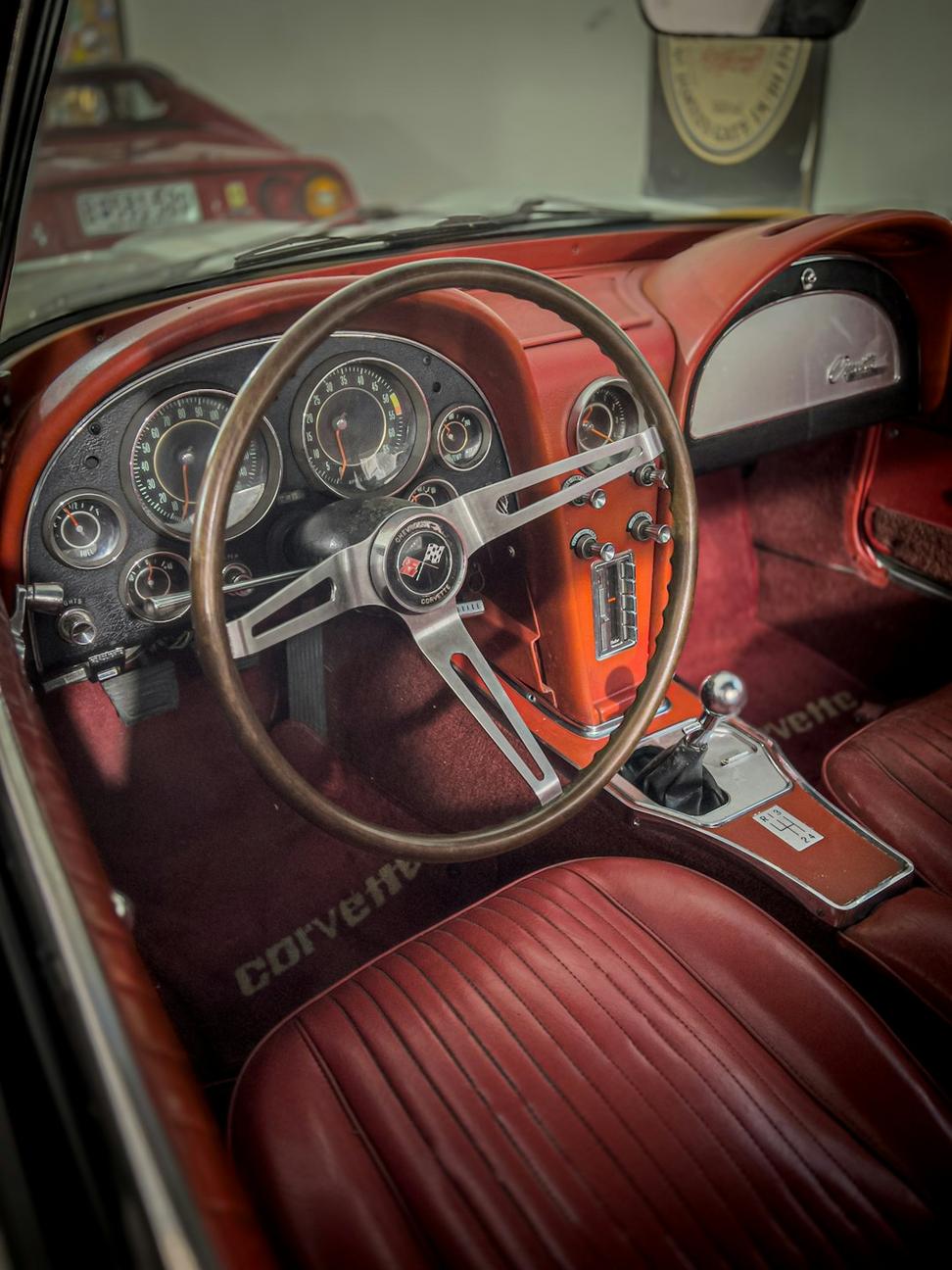 Classic car interior